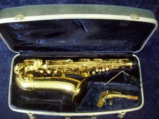Vintage Conn Shooting Stars Alto Saxophone,  Conn Case,  Bonus