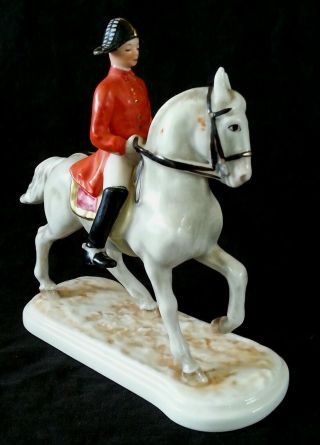 Vintage Goebel W.  Germany Porcelain Figurine Spanish Riding School In Vienna 1958