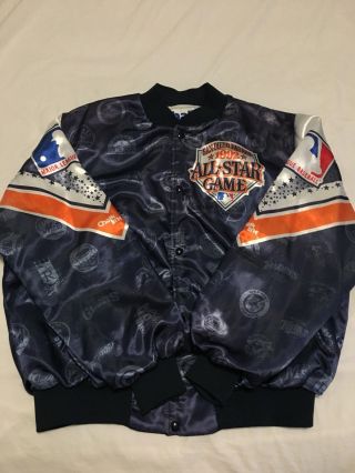 VTG 90s Chalk Line 1992 MLB All Star Game San Diego Padres Fanimation Jacket XL 2