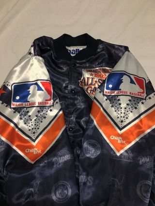 VTG 90s Chalk Line 1992 MLB All Star Game San Diego Padres Fanimation Jacket XL 5