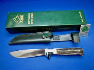 Puma Vtg Jagdnicker Hunting Knife 3589 Made In Solingen Germany