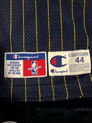 Vintage Ron Artest Indiana Pacer Jersey Champion Brand 5