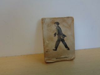 Antique Vintage Movie Motion Flip Book - Charlie Chaplin With Cop