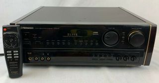 Vintage Pioneer Elite Vsx - 99 A/v Stereo Receiver Amplifier With Remote Eb - 1494