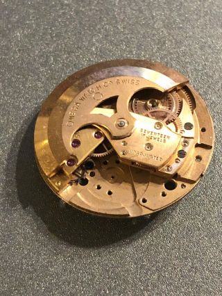 Vintage Omega Cal 563 Seamaster Watch Movement Dial Parts Repair Date Display 2