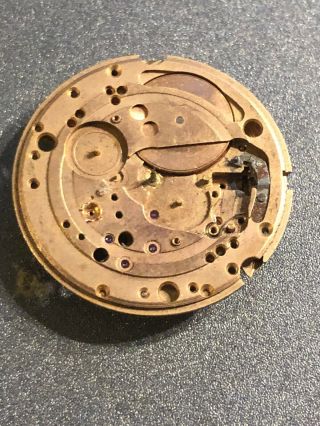 Vintage Omega Cal 563 Seamaster Watch Movement Dial Parts Repair Date Display 4