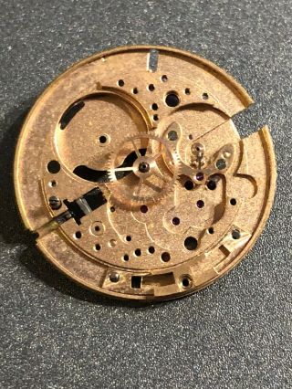 Vintage Omega Cal 563 Seamaster Watch Movement Dial Parts Repair Date Display 6