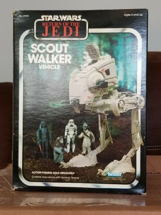 Star Wars Vintage 1983 Return Of The Jedi Scout Walker Factory