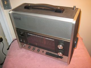 Vintage Sony 13 Band Am Fm Shortwave Radio Receiver Crf - 150 Old Transistor C1970