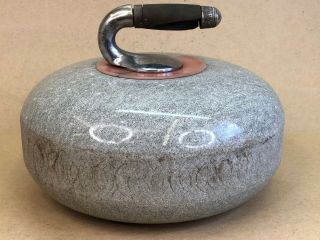 Vintage Granite Curling Rock Stone Scottish Olympic Sport