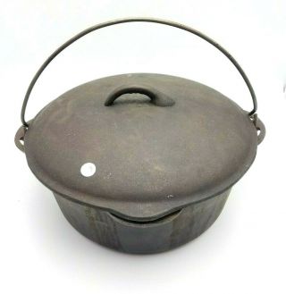 Vintage Griswold Tite Top No 8 Cast Iron 1278 Dutch Oven & Lid