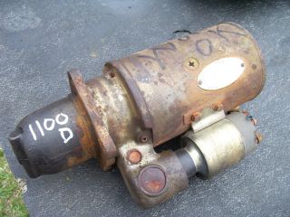 Vintage Massey Ferguson 1100 D Tractor - Engine Starter - Delco - Perkins Eng