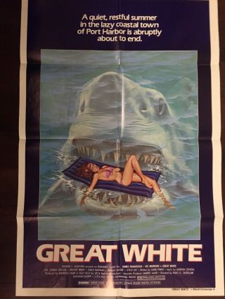 Great White 1981 One Sheet Campaign A Vintage Movie Poster