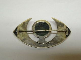 Vintage Finnish Finland 916H Silver Brooch - Helsinki 1962 - Kalevala Koru 4