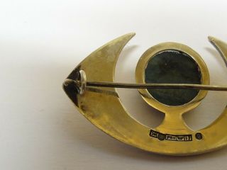 Vintage Finnish Finland 916H Silver Brooch - Helsinki 1962 - Kalevala Koru 7