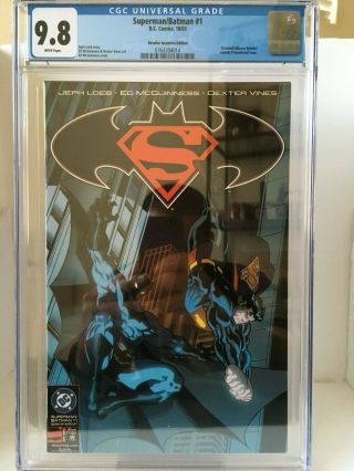 Superman Batman 1 Special Retailer Incentive Edition 2003 Cgc 9.  8 Rare