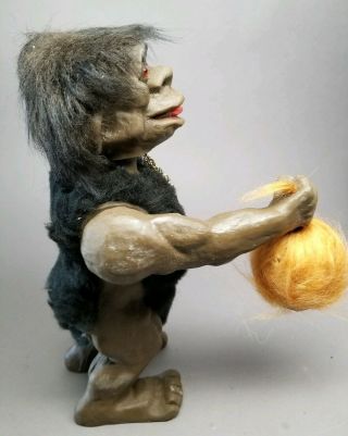 Vintage Wurzelsepp Voodoo Bobble Head Nodder Troll Cave Man Heico W Germany READ 5