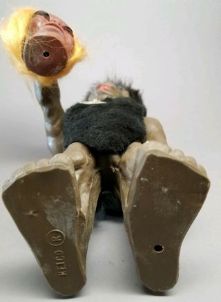 Vintage Wurzelsepp Voodoo Bobble Head Nodder Troll Cave Man Heico W Germany READ 8
