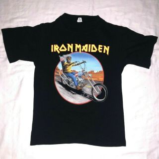 Iron Maiden Somewhere Back In Time 2008 Tour T Shirt Small Concert Vtg