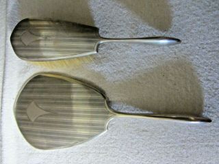 Vintage Sterling Silver Hand Mirror And Hair Brush Set Scrap Or Not?