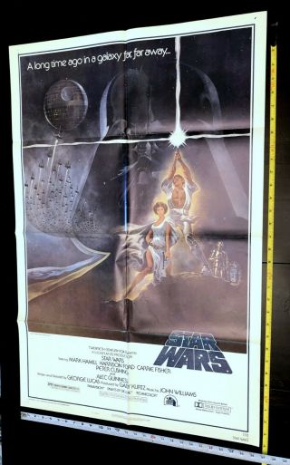 Vintage Star Wars 1977 One Sheet Style A