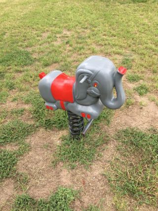 Vintage Playground Elephant