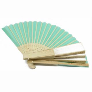 Personalized Engraved Folding Hand Silk Fan Fold Vintage Customized Party Favors