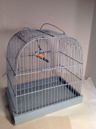 Vintage Old Antique Wire Bird Cage