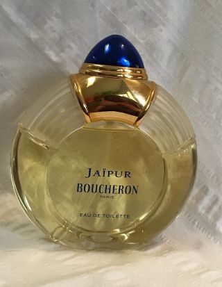 Jaipur Boucheron Eau De Toilette 3.  4 Ounce Mostly Full Vintage Spray Perfume