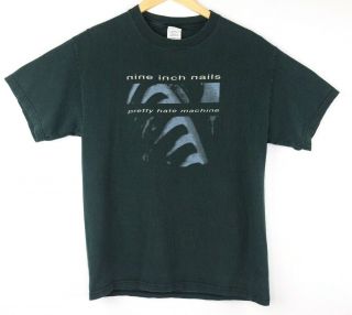 Vintage Vtg 90s Nine Inch Nails Nin Pretty Hate Machine Concert Tour T Shirt - M