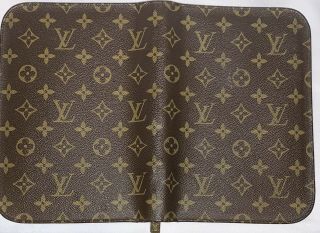 RARE Vintage Authentic Louis Vuitton Agenda Porfolio Notebook Monogram Accessory 3