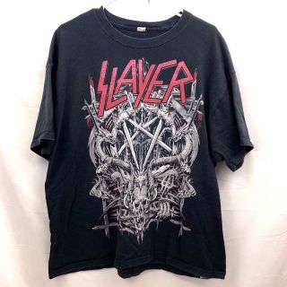 Vintage Slayer T Shirt Mens Xl Black Short Sleeve 100 Cotton