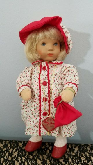 Kathe Kruse Cloth Doll Monica 10 In Limited Edition
