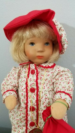 Kathe Kruse Cloth Doll Monica 10 In Limited Edition 2