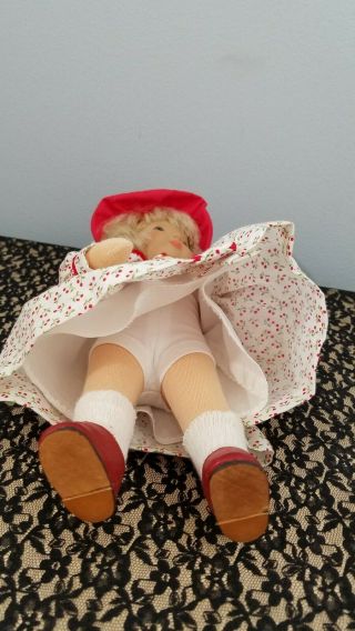 Kathe Kruse Cloth Doll Monica 10 In Limited Edition 6