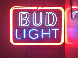 Vintage Bud Light Neon Beer Sign