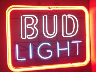 Vintage Bud Light Neon Beer Sign 2