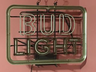 Vintage Bud Light Neon Beer Sign 3