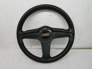 Rare Bbs 3 Spoke Carbon Fiber 370mm Steering Wheel