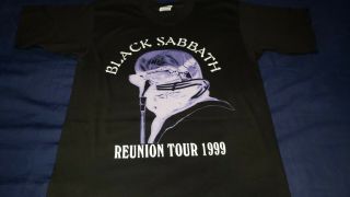 Black Sabbath Vintage 1999 Reunion Tour T - Shirt Size Adult Large