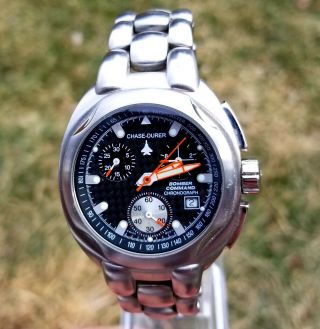 RARE,  UNIQUE Men ' s CHRONOGRAPH Watch CHASE - DURER Bomber Comand B52 6