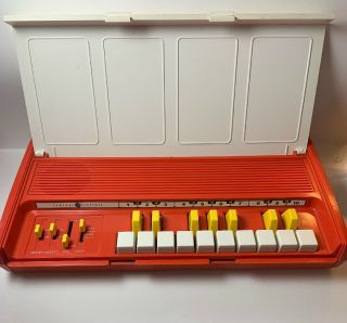 Vintage Tote A Tune 1971 General Electric Piano Organ Keyboard Synthesizer