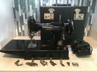 Singer Featherweight 1951 Centennial 221 Vintage Sewing Machine Ak106120