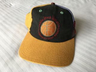 Vintage Nike Air Hoop Heroes Snapback Hat Cap Jordan Barkley Pippen Rare 90s