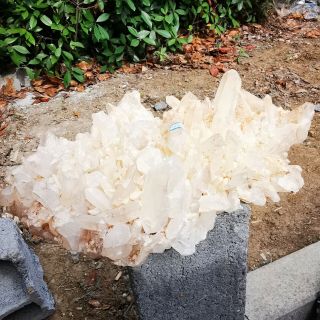 12.  93KG Rare Natural White Quartz Cluster Crystal Specimen Healing 10