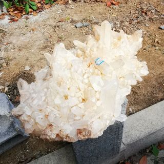 12.  93KG Rare Natural White Quartz Cluster Crystal Specimen Healing 11