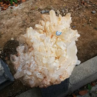12.  93KG Rare Natural White Quartz Cluster Crystal Specimen Healing 12