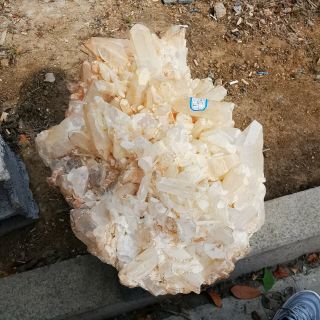 12.  93KG Rare Natural White Quartz Cluster Crystal Specimen Healing 5