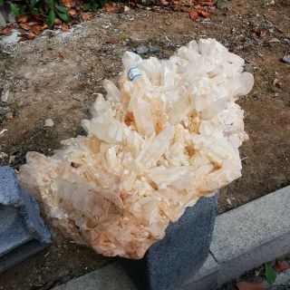 12.  93KG Rare Natural White Quartz Cluster Crystal Specimen Healing 8