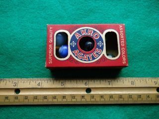 Vintage Box Set Of Akro Marbles - No/res.